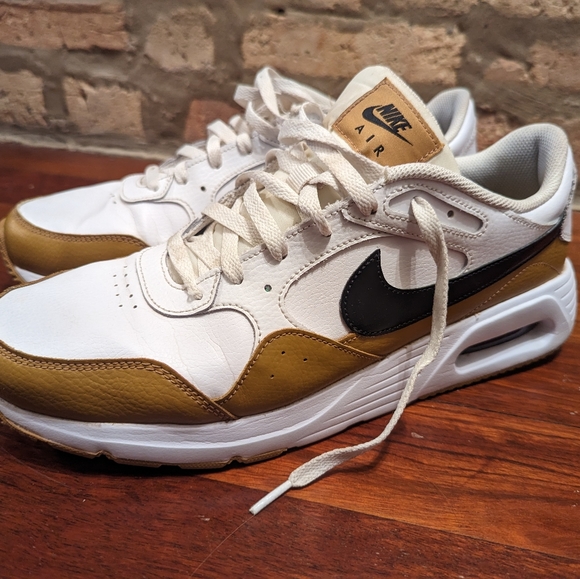 Nike Air Max SC White Yellow Men Size 11.5 DH9636-100 - Picture 1 of 6